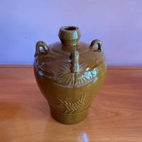 Bottiglia/ vaso smaltato antico