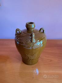 Bottiglia/ vaso smaltato antico