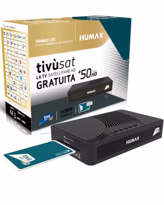 Decoder Humax certificati TivùSat