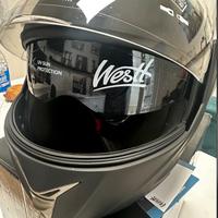Casco modulare west taglia m doppia visiera nuovo