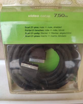 cavo scart 21 THOMSON PIN 7,5 metri
