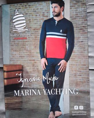 PIGIAMA UOMO MARINA YACHTING TG "L" JERSEY