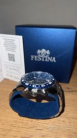FESTINA CERAMIC CHRONOGRAPH Uomo -NUOVO FULL SET -