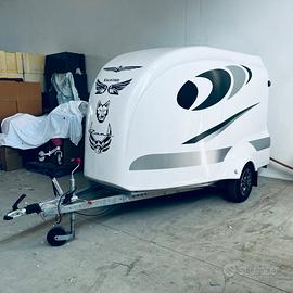 Rimorchio per trasporto moto