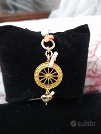 bracciale con ruota carro siciliano 