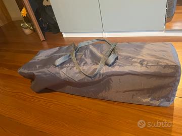 Lettino da campeggio + materasso imbottito