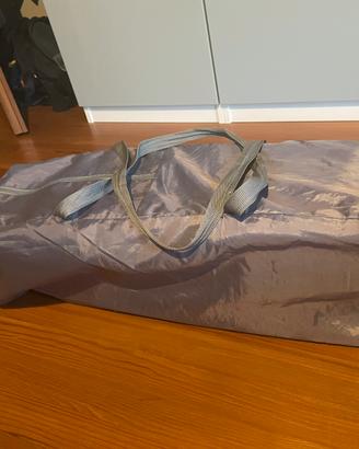 Lettino da campeggio + materasso imbottito