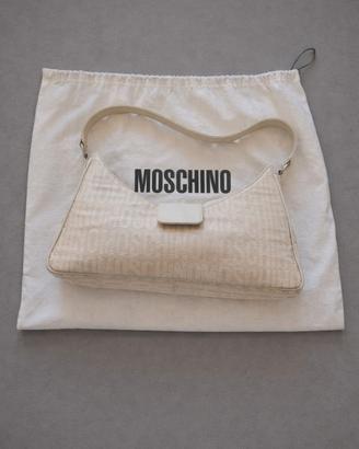 borsetta Moschino originale con logo all over
