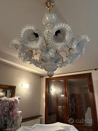 Lampadario vetro di murano