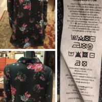 Abito camicia Tezenis S,maniche lunghe stamp fiori