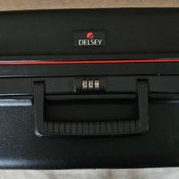 Valigia rigida Delsey Paris vintage–Made in France