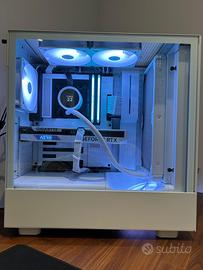 Pc gaming fascia alta bianco