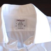 T M Lewin London camicia uomo tg 43 polsino dopp