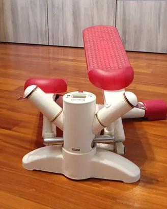 Stepper DOMYOS rosso e bianco