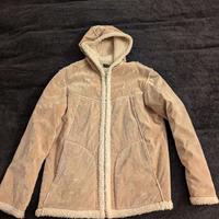 Giacca Beige con Interno in Pelliccia Sintetica