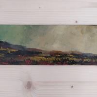 Dipinto ad olio su faesite 1978 - Paesaggio 3