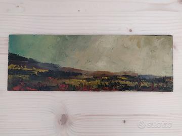 Dipinto ad olio su faesite 1978 - Paesaggio 3