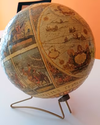 Puzzle mappamondo storico 3d
