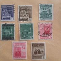 8 francobolli della rsi