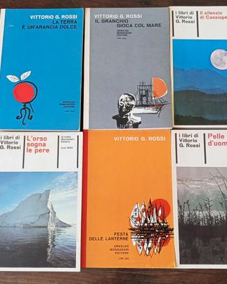 Lotto 13 libri Vittorio G. Rossi Mondadori  narrat