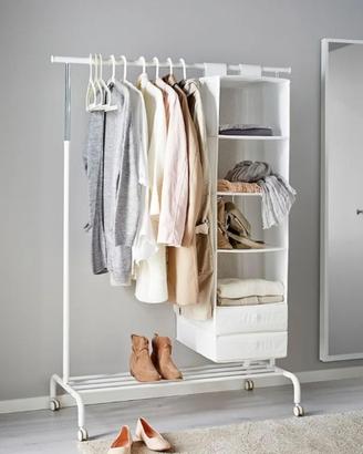 Appendiabiti IKEA RIGGA con rotelle