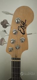 basso elettrico 5 corde Eko MM305