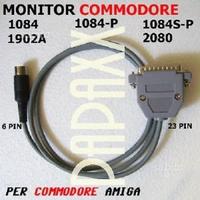 Cavo video rgb commodore amiga 23 pin / 6 pin per