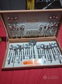 servizio posate Acciaio inox argento