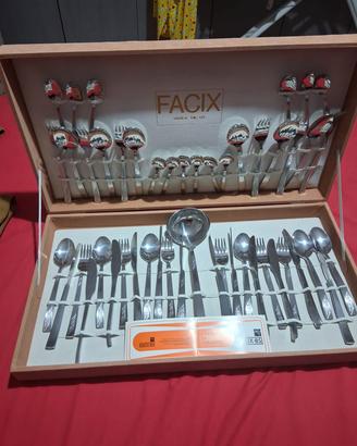 servizio posate Acciaio inox argento
