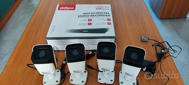 kit videosorveglianza dahua WizSense+4 Telecamere.