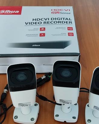 kit videosorveglianza dahua WizSense+4 Telecamere.