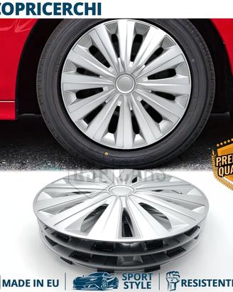 Copricerchi per FIAT da 14 Coppette Silver