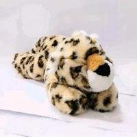 Morbido peluche di tigre, misura circa 35 cm. È in