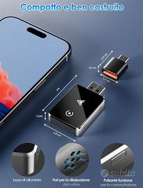 Adattatore Wireless 2-in-1 per CarPlay