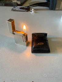 Accendino Guilloché Argento STDupont Paris Ligne 1