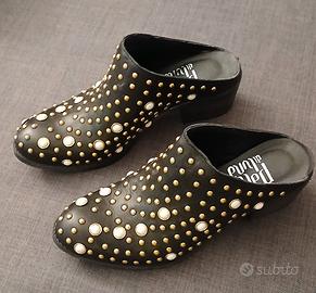 Sabot di vera pelle  Patti di Luna