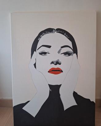 Quadro originale Maria Callas – Acrilico 