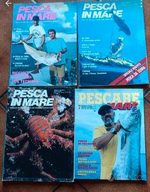 4 riviste pesca in mare