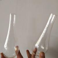 Coppia coppe ricambi vetro per lampadario