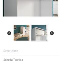 letto a scomparsa Maconi con scrivania 