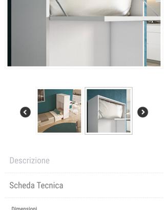 letto a scomparsa Maconi con scrivania 