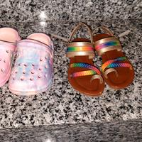 Ciabatte simil crocs e sandali bambina