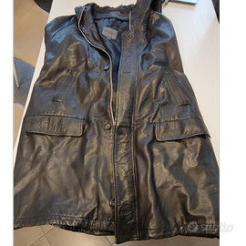 Pollini Giaccone pelle uomo tg. 56 vintage