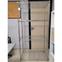 Scaffalatura in filo di acciaio