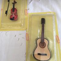 Set due modellini strumenti musicali