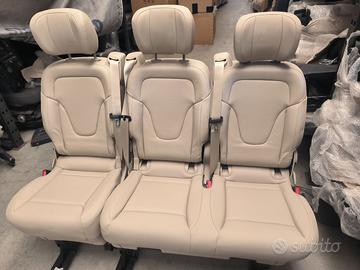 Mercedes V-klasse sedili 2+1 w 447 Nappa Lugano