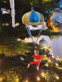 De Carlini vintage Babbo Natale con paracadute