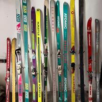 Stock 7 paia di SCI con attacchi - vintage ’70/'80