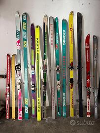 Stock 7 paia di SCI con attacchi - vintage ’70/'80