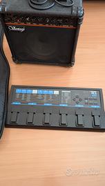 amplificatore e pedaliera multi effetti